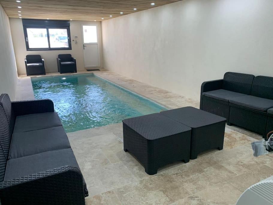 Villa Piscine/Spa Prive Interieur 33° Zoo De La Fleche 24H Du Mans المظهر الخارجي الصورة